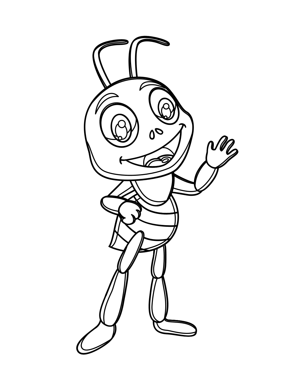 Ant til udskrivning Tegninger til Farvelægning