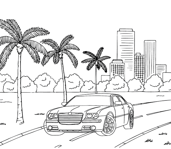 Biler Aston Martin Tegninger til Farvelægning