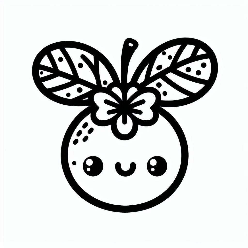 Blåbær meget sød Tegninger til Farvelægning