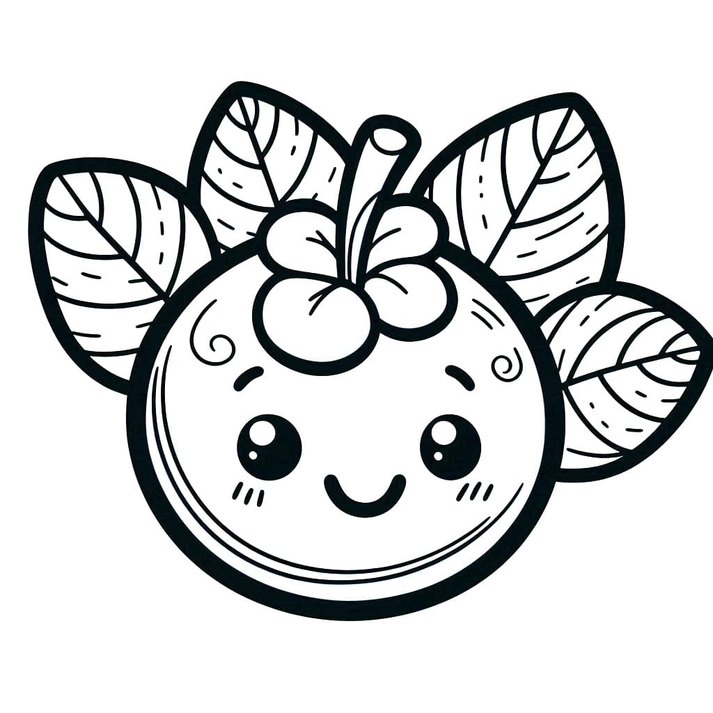 Blåbær smilende Tegninger til Farvelægning