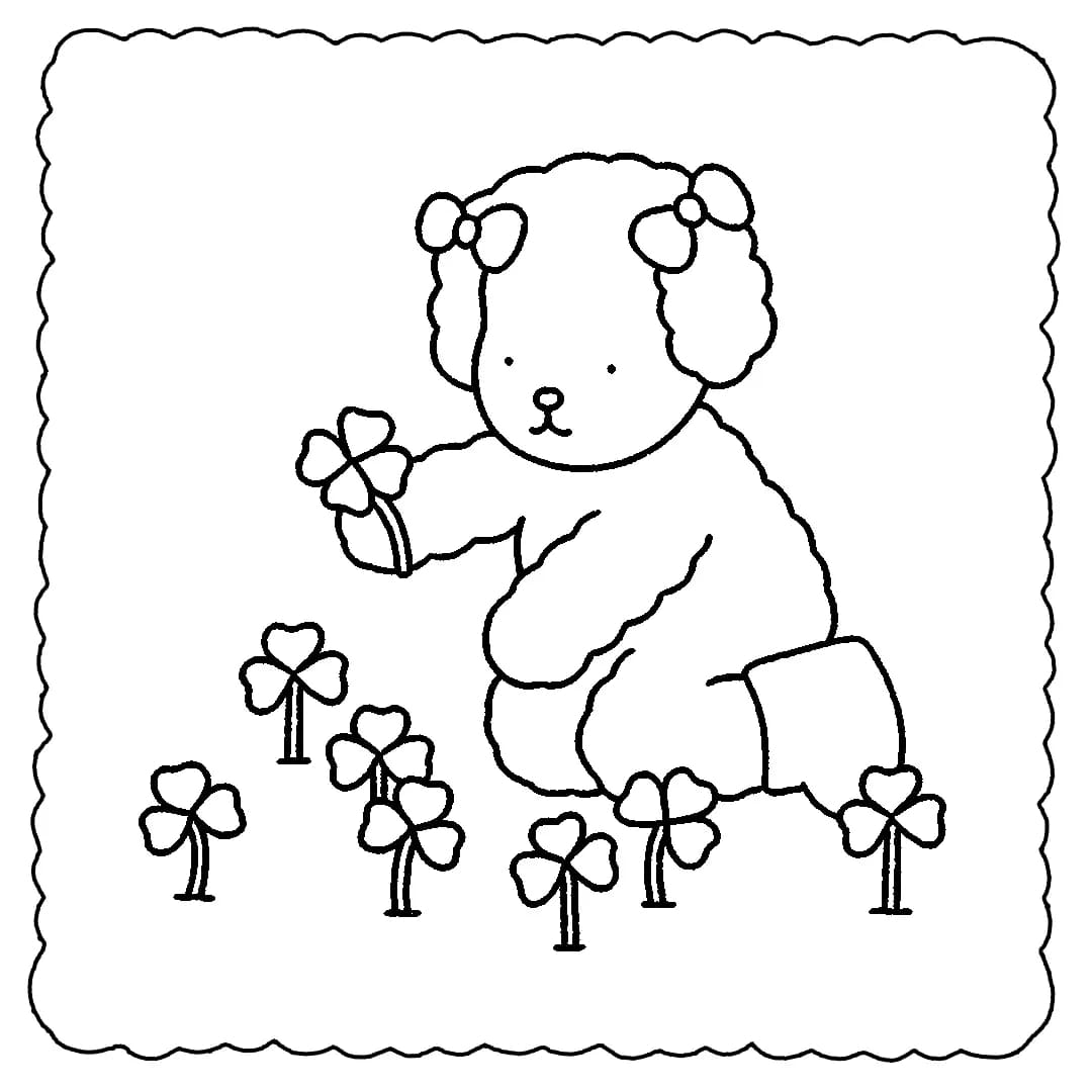 Blomst Bobbie Goods Tegninger til Farvelægning