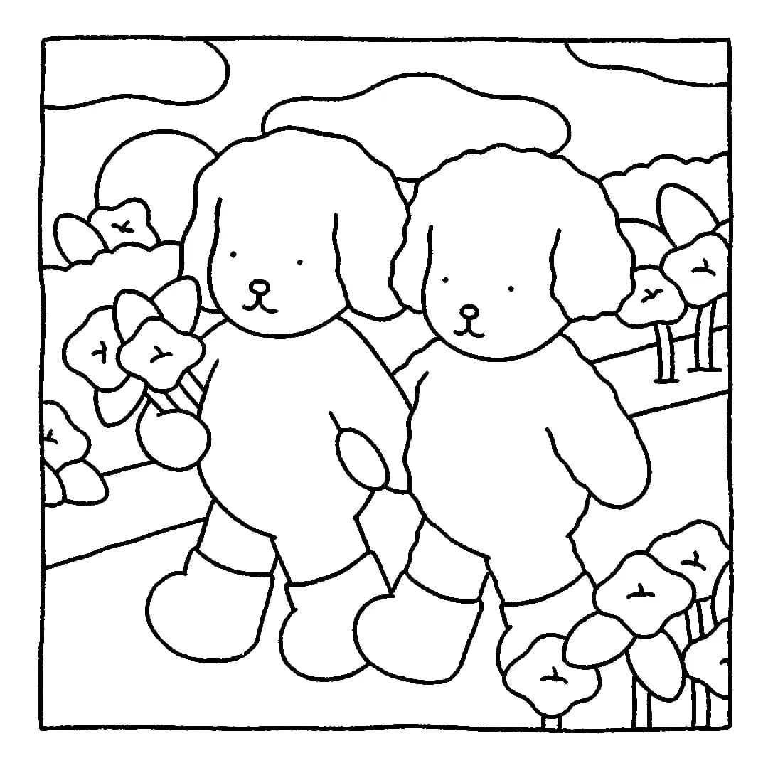 Bobbie Goods sød Tegninger til Farvelægning