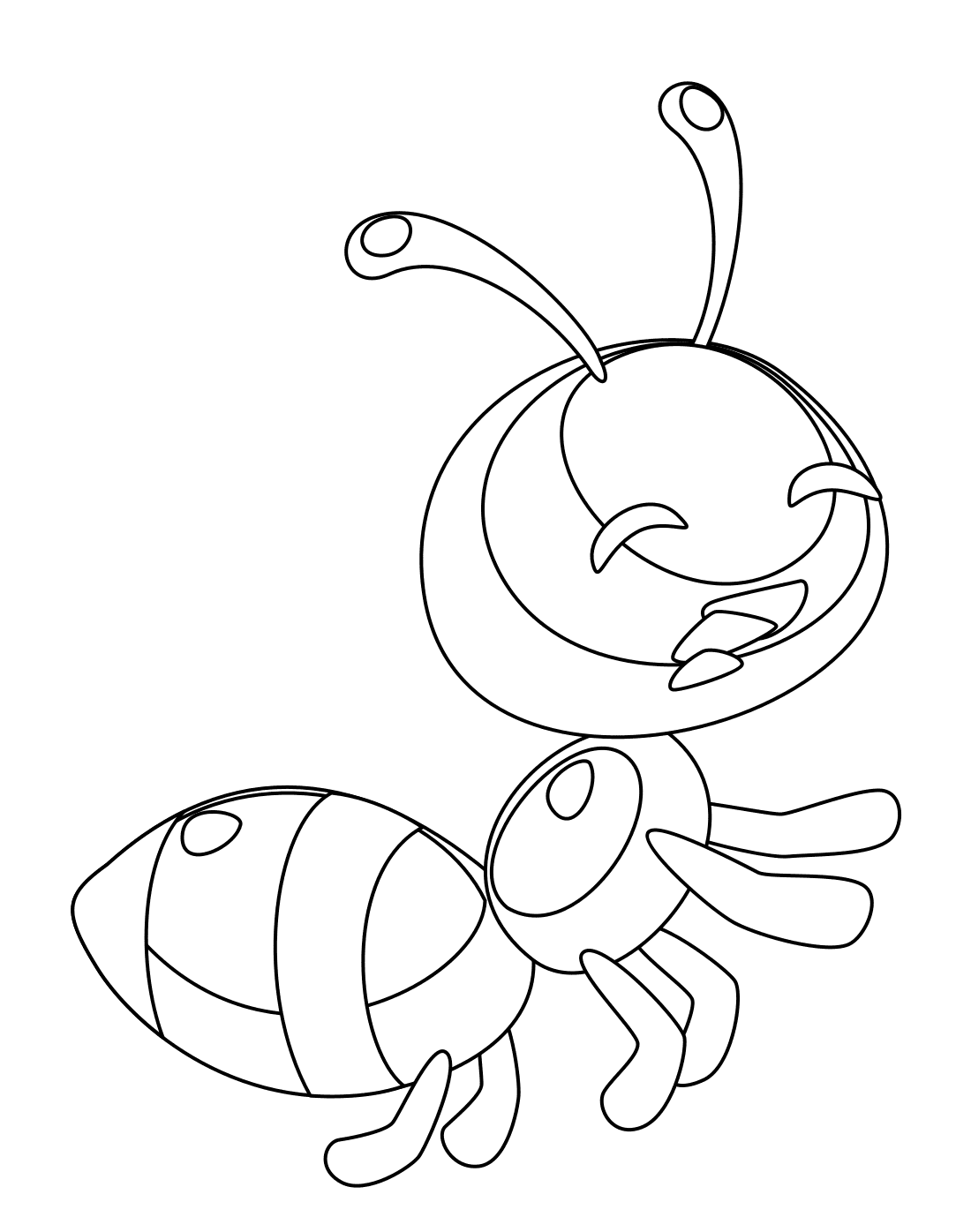 Grædende myre Tegninger til Farvelægning