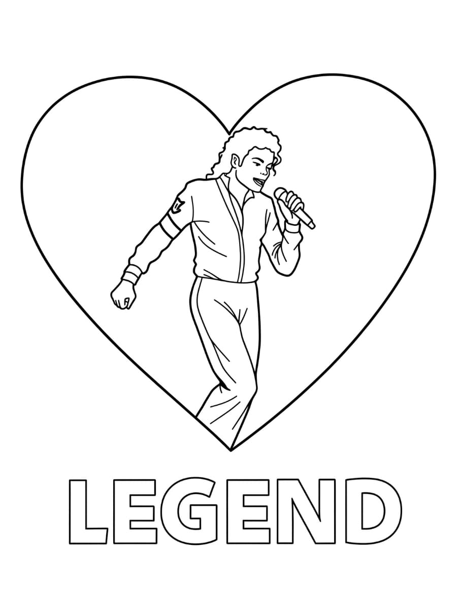 Gratis Michael Jackson Tegninger til Farvelægning