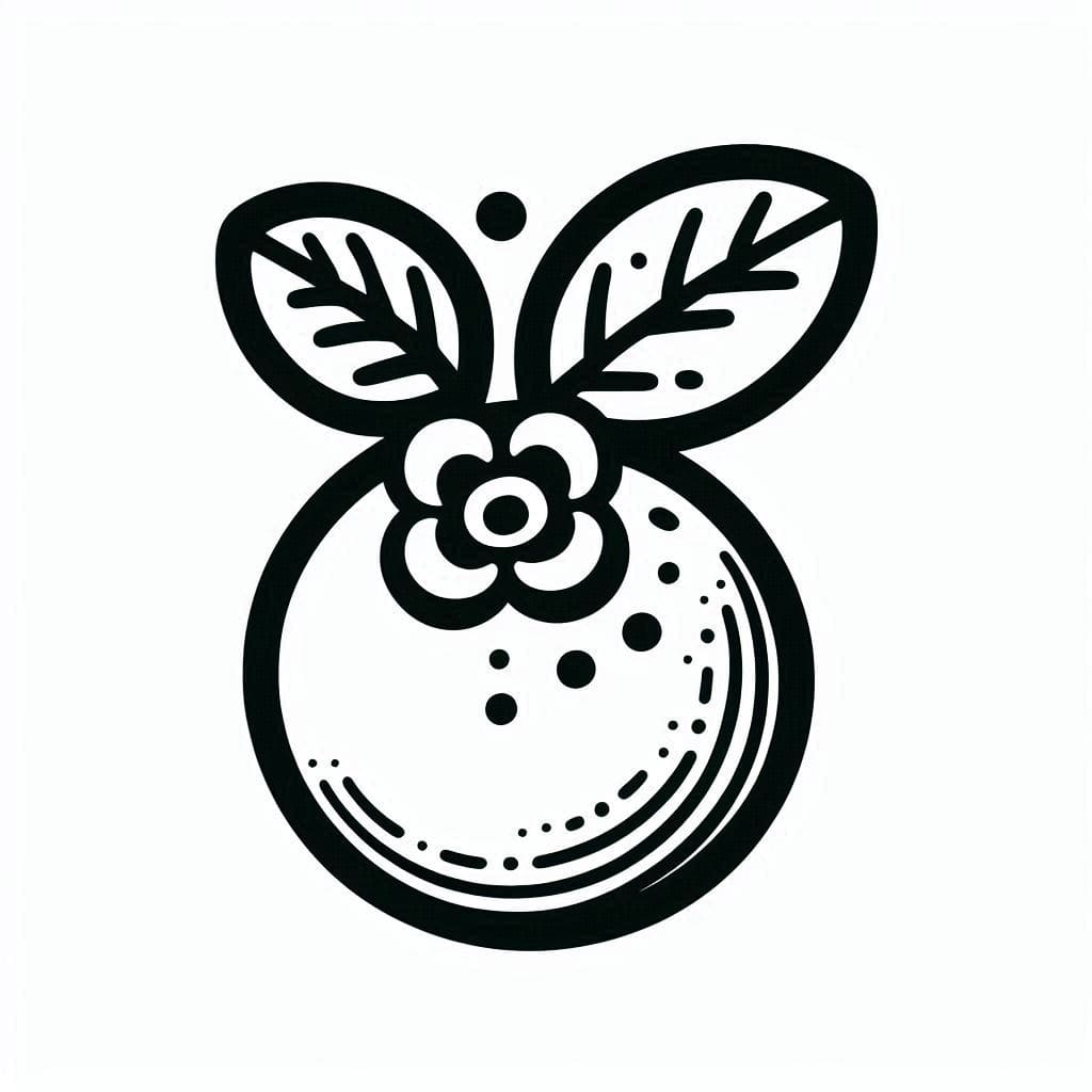 Gratis udskrivning af blåbær Tegninger til Farvelægning