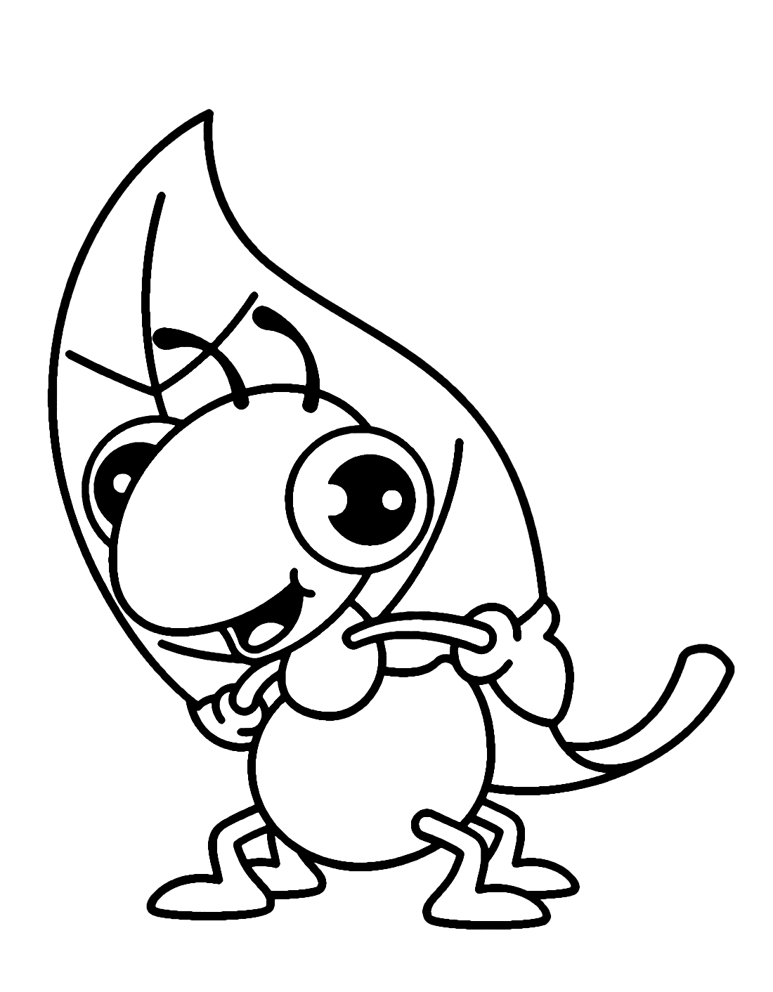 Myre bærer stort blad Tegninger til Farvelægning