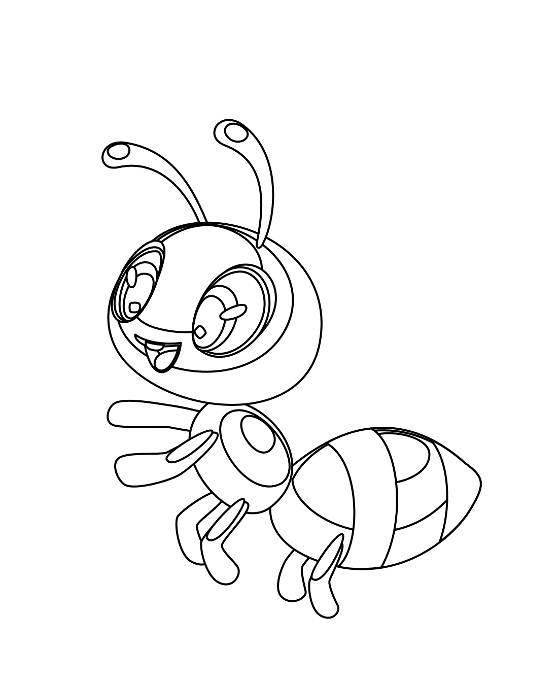 Myrebilleder Tegninger til Farvelægning