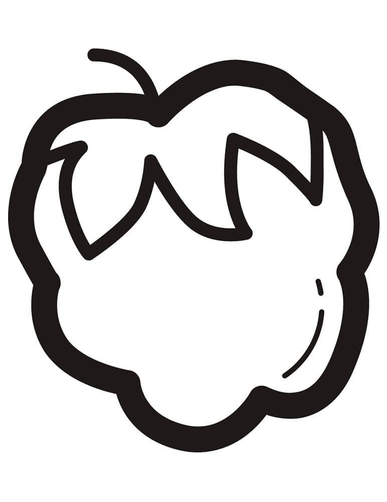 Nem hindbær Tegninger til Farvelægning