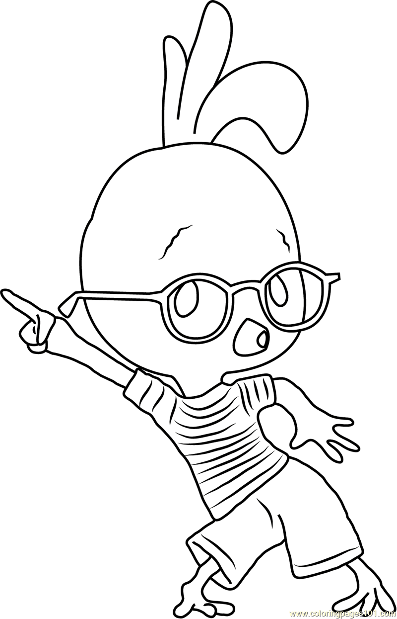 Sjov Ace Cluck Tegninger til Farvelægning