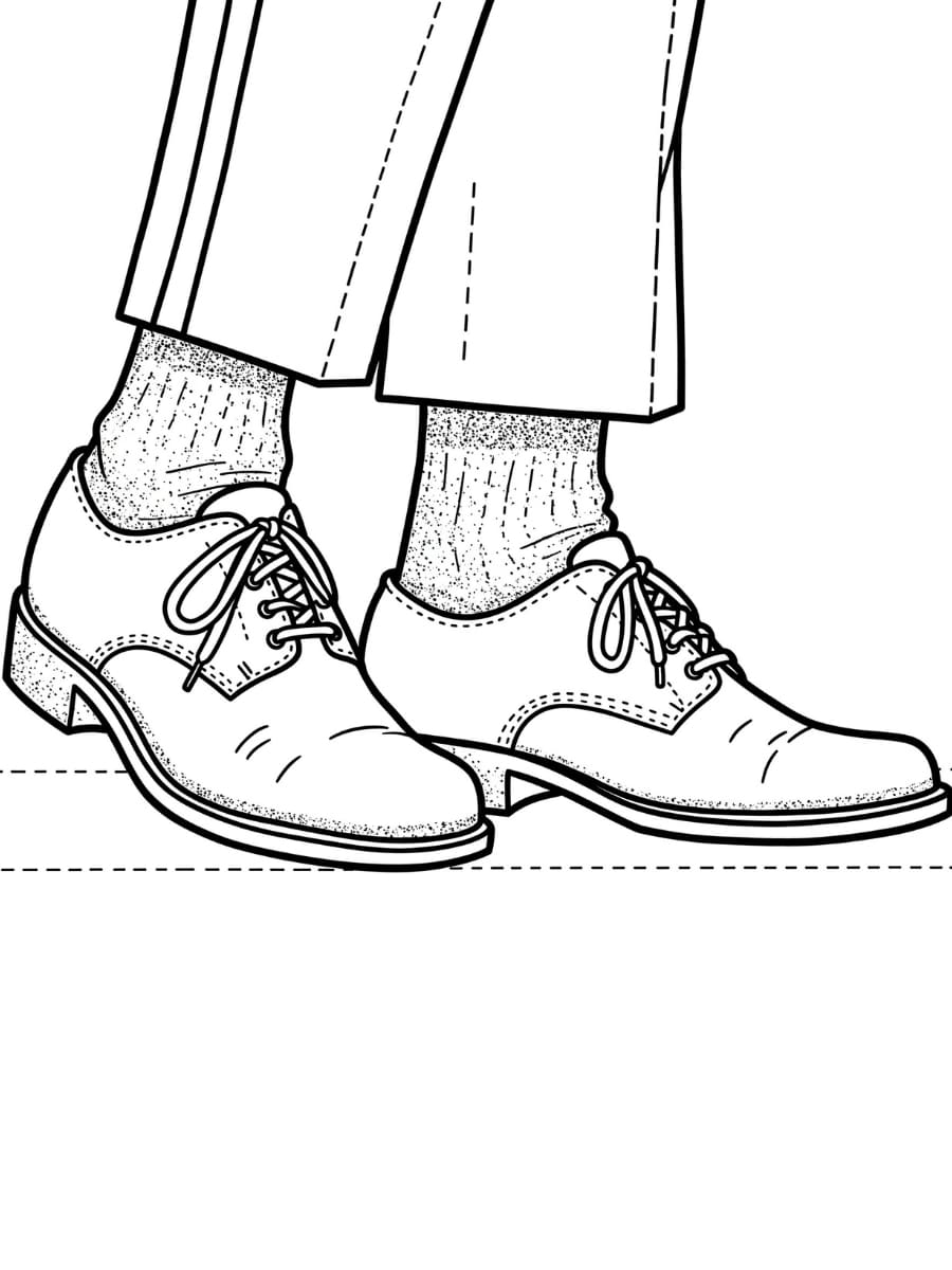 Sko Michael Jackson Tegninger til Farvelægning