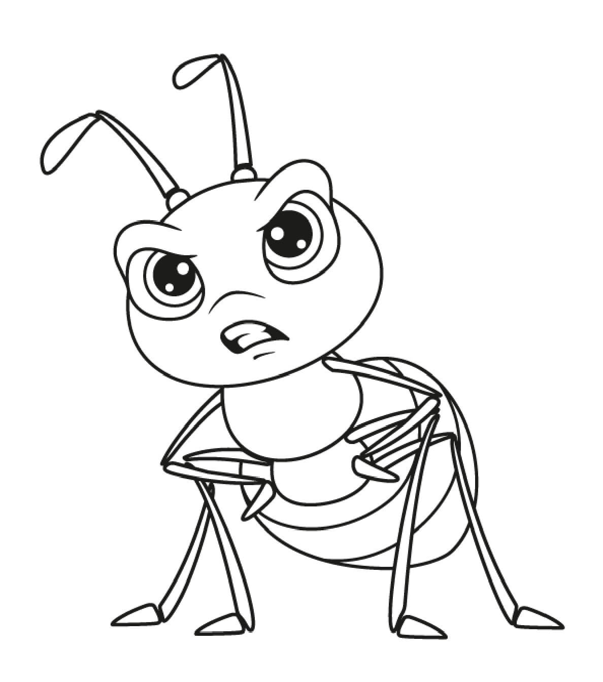 Tegneseriemyre Tegninger til Farvelægning