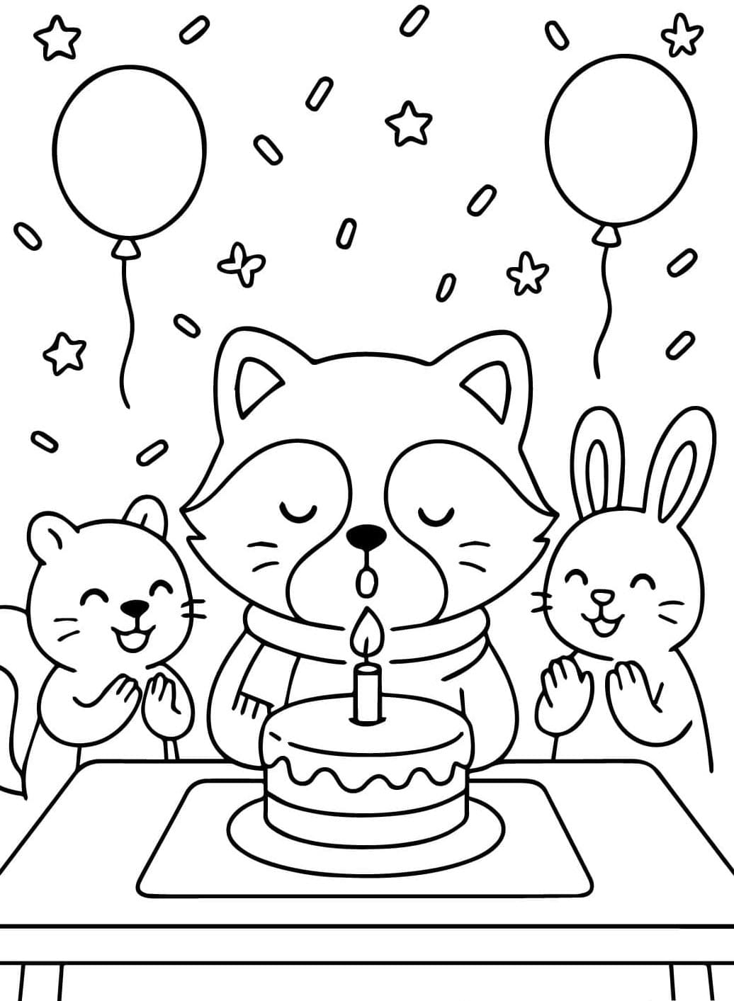 Tegneserievaskebjørn Tegninger til Farvelægning