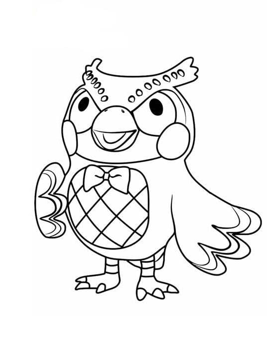 Animal Crossing-oversigt Tegninger til Farvelægning