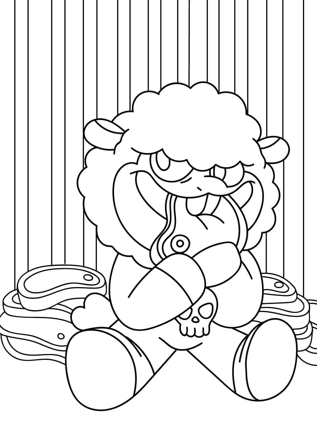 Baba Chops Gnagende kød Tegninger til Farvelægning