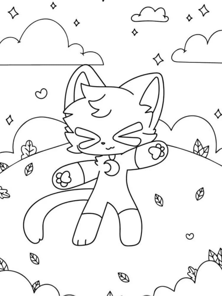 Catnap meget sød Tegninger til Farvelægning