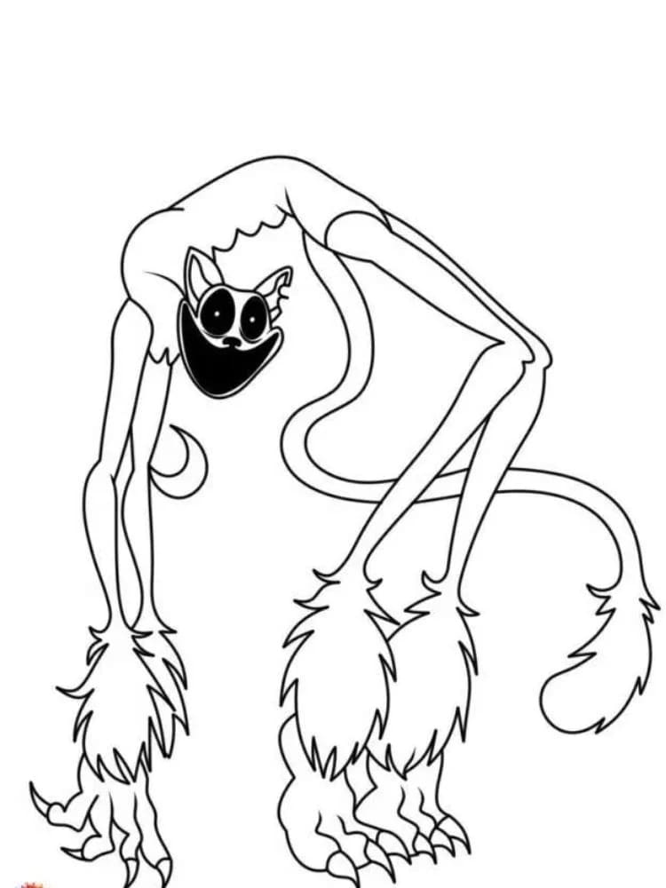 Catnap printbar Tegninger til Farvelægning