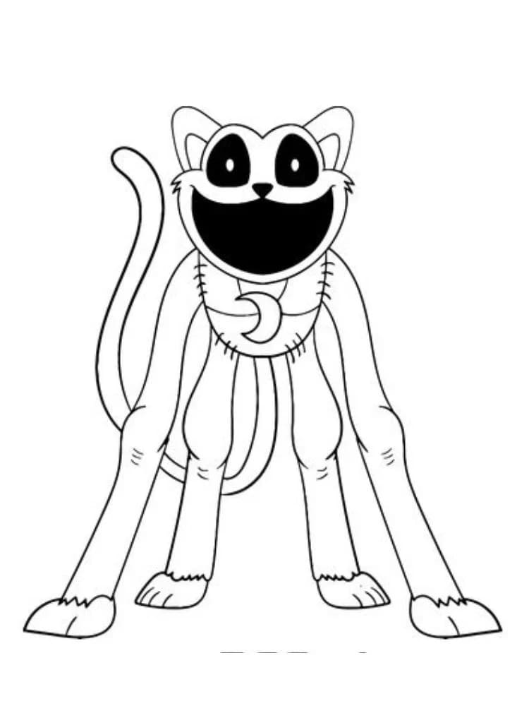 Catnap skræmmende Tegninger til Farvelægning