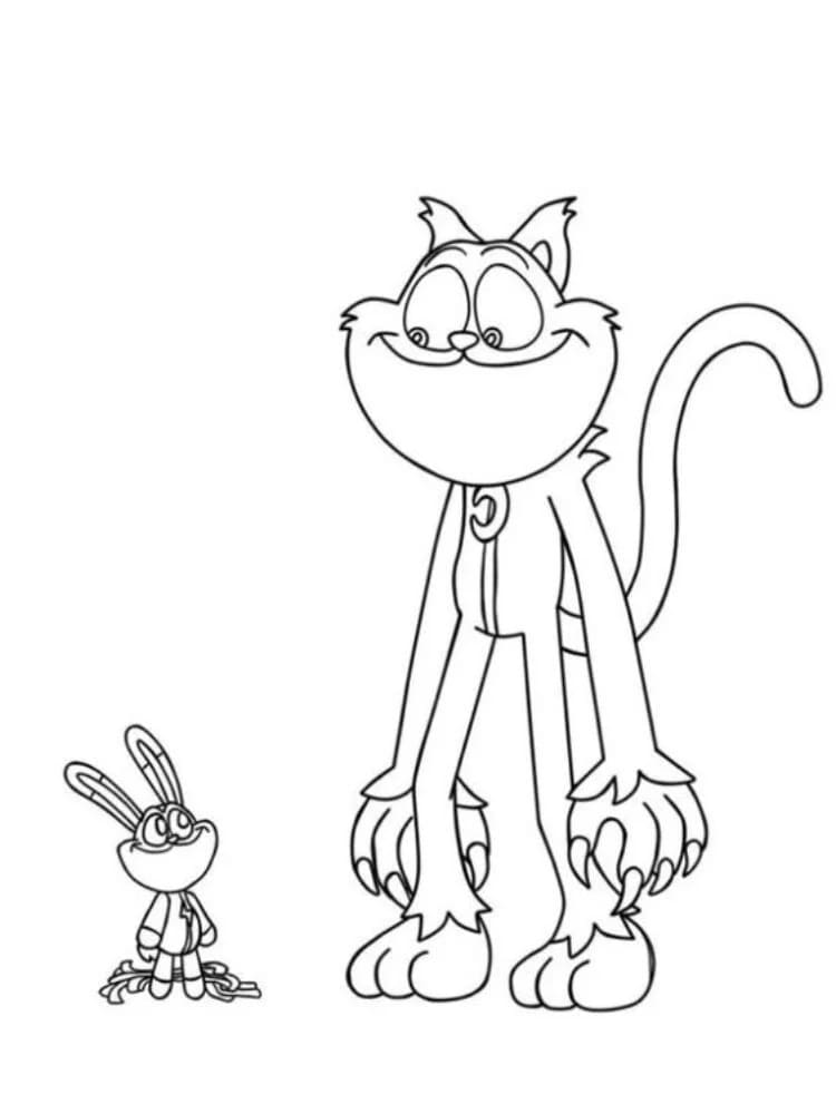 Catnap Sød Tegninger til Farvelægning