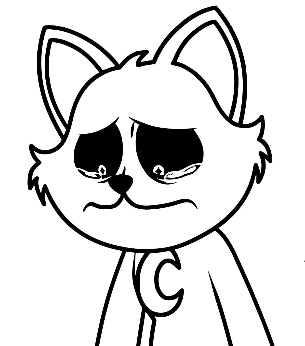 Catnap Sørgelig Tegninger til Farvelægning