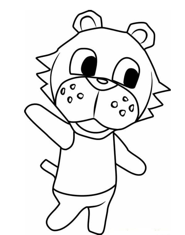 Dejlig Animal Crossing Tegninger til Farvelægning