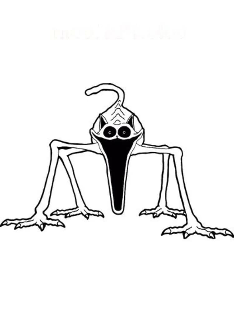 Forbløffende Catnap Tegninger til Farvelægning