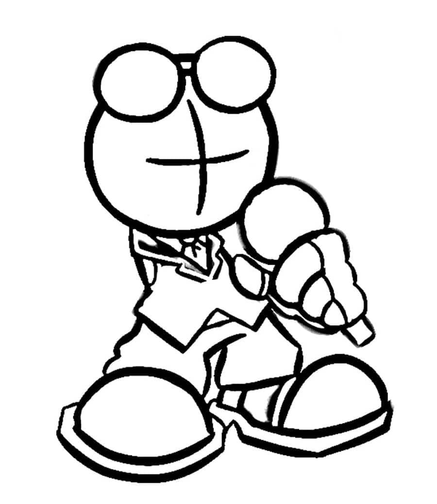 Friday Night Funkin Gratis Tegninger til Farvelægning