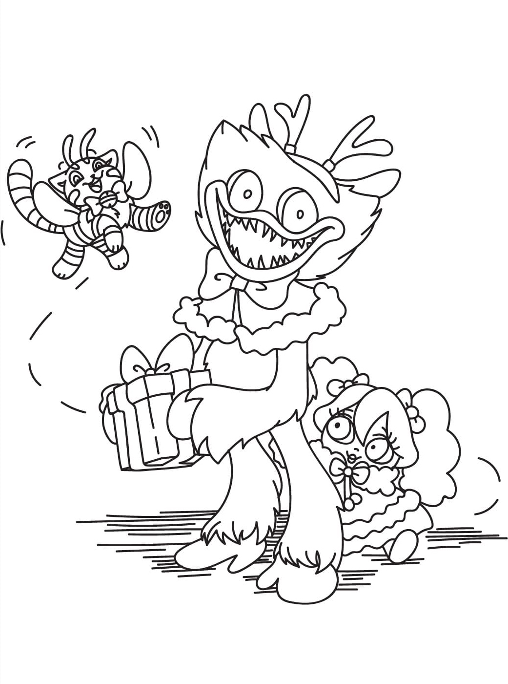 Gratis Poppy Playtime Tegninger til Farvelægning