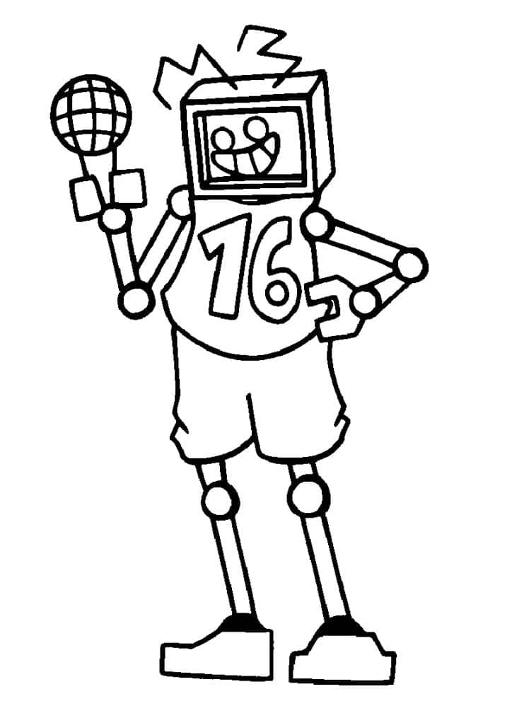 Hex Friday Night Funkin Tegninger til Farvelægning