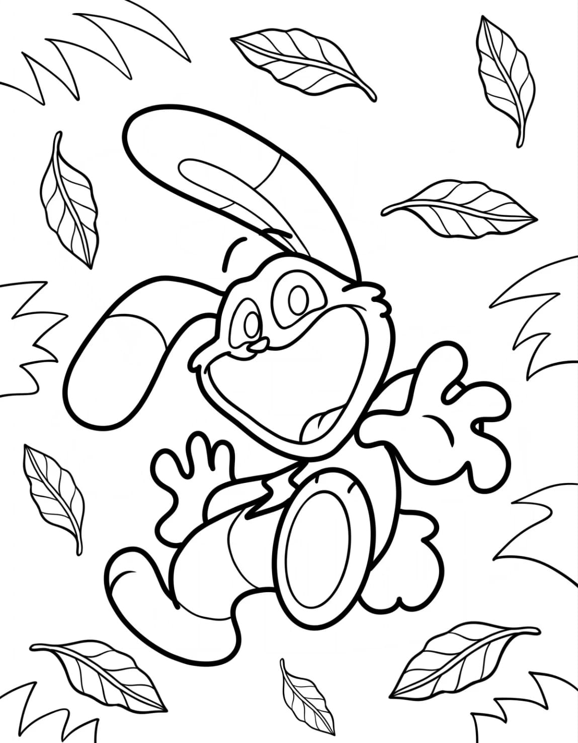 Hoppy Hopscotch Fra Smiling Critters Tegninger til Farvelægning