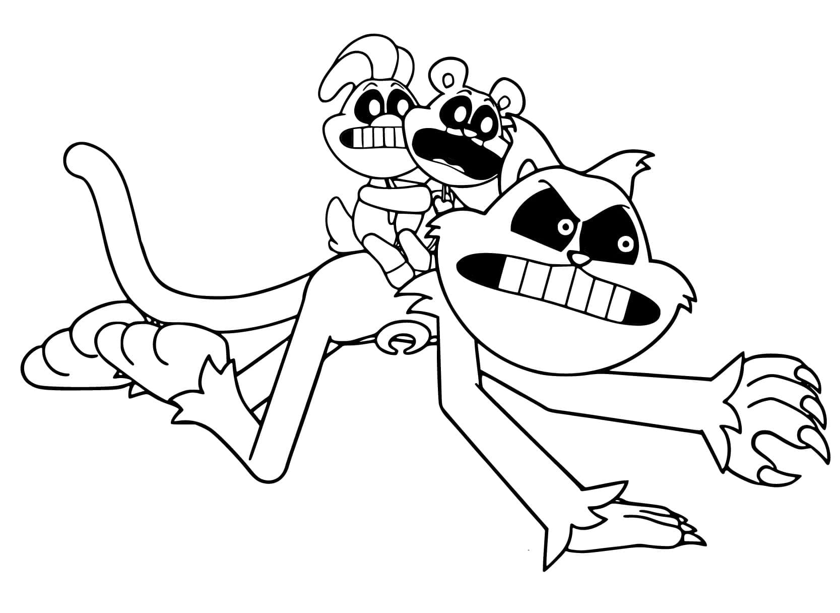 Løb Catnap Tegninger til Farvelægning