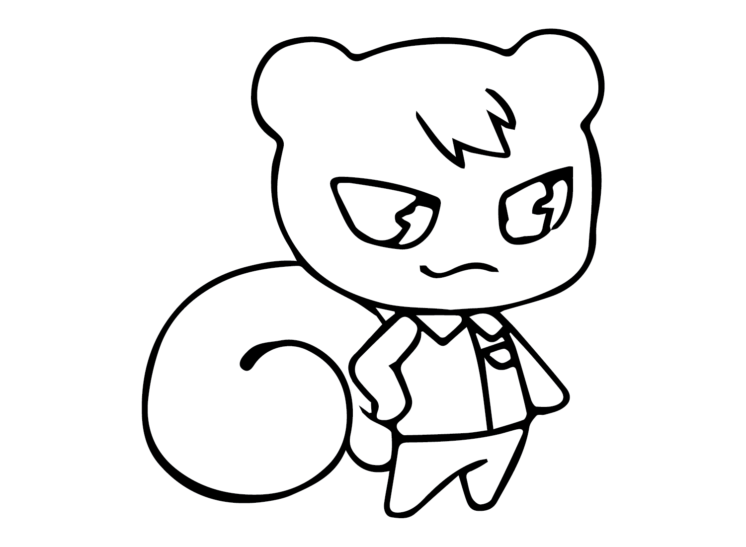 Marshal fra Animal Crossing Tegninger til Farvelægning