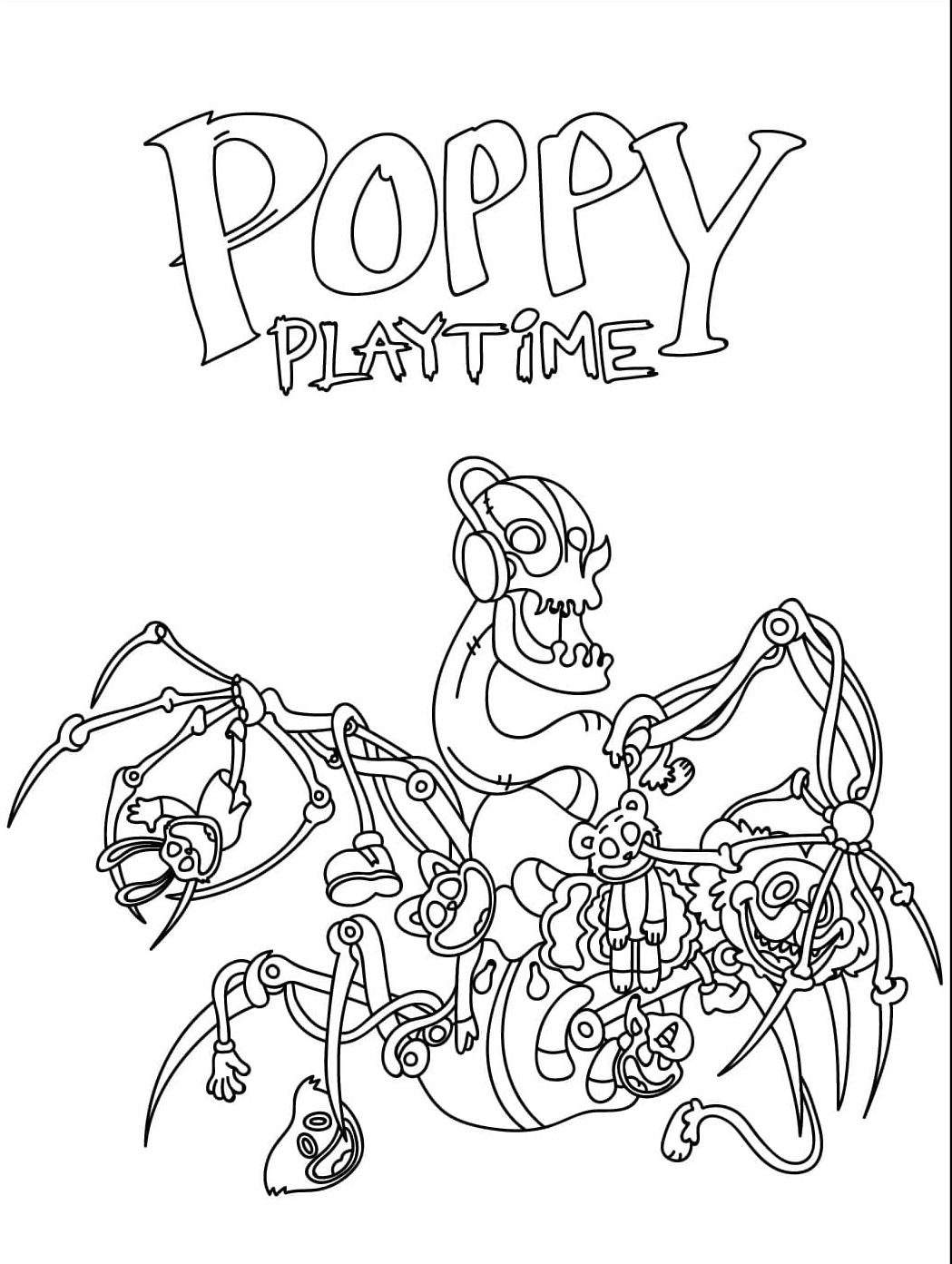 Prototypen og Smiling Critters Tegninger til Farvelægning