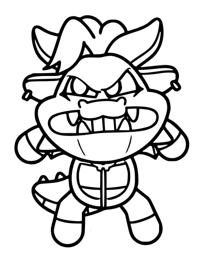 Simon Smoke fra Nightmare Critters Tegninger til Farvelægning