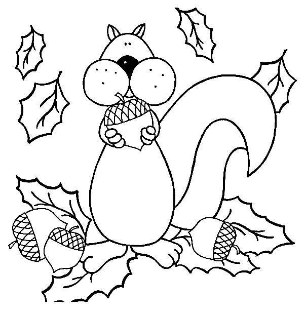 Sjov tegneserieegern Tegninger til Farvelægning