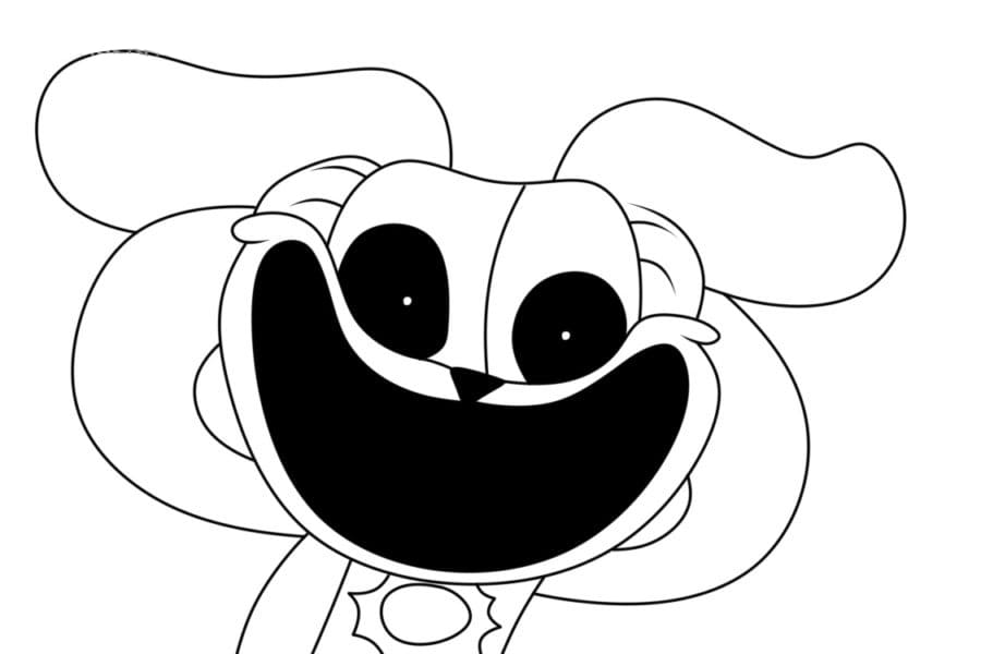 Smil på Dogday Tegninger til Farvelægning