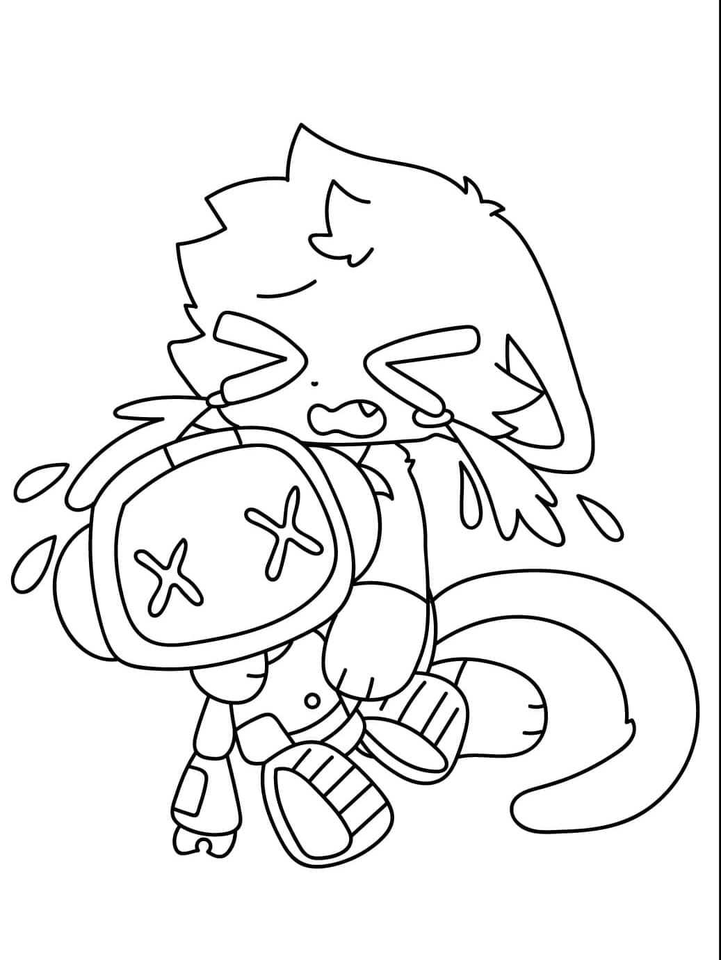 Smiling Critters billede Tegninger til Farvelægning