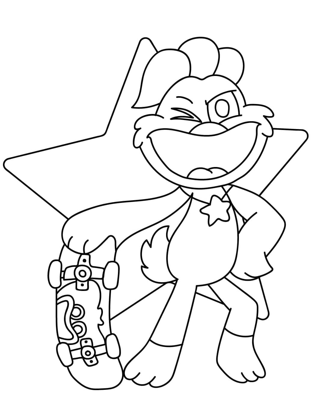 Smiling Critters grine Tegninger til Farvelægning