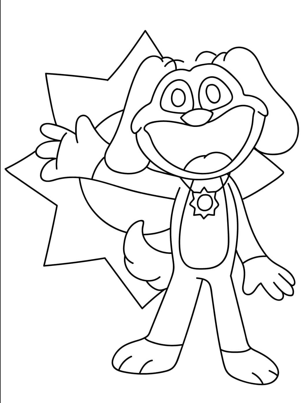 Smiling Critters trykke Tegninger til Farvelægning