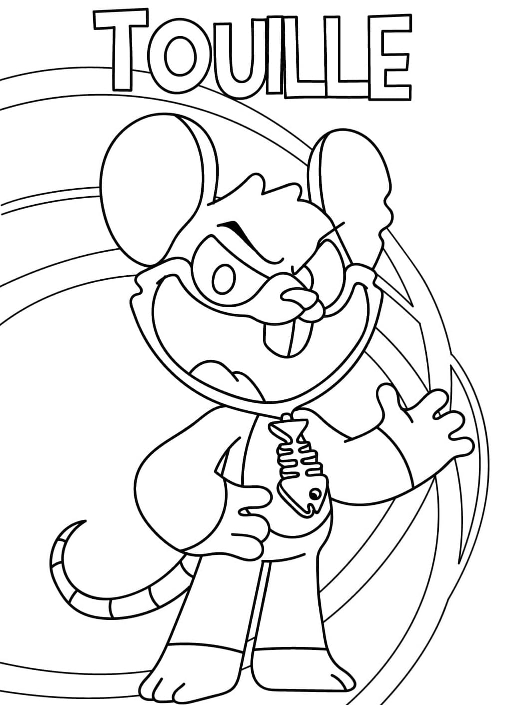 Touille Fra Nightmare Critters Tegninger til Farvelægning