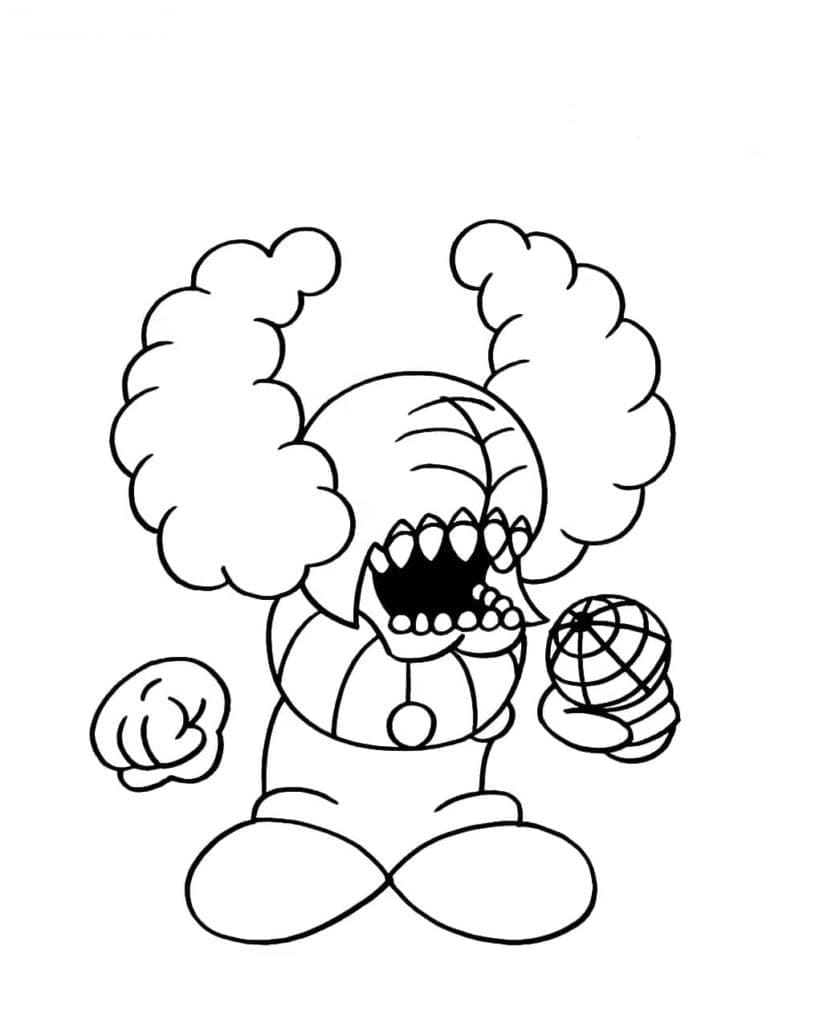 Tricky Friday Night Funkin Tegninger til Farvelægning