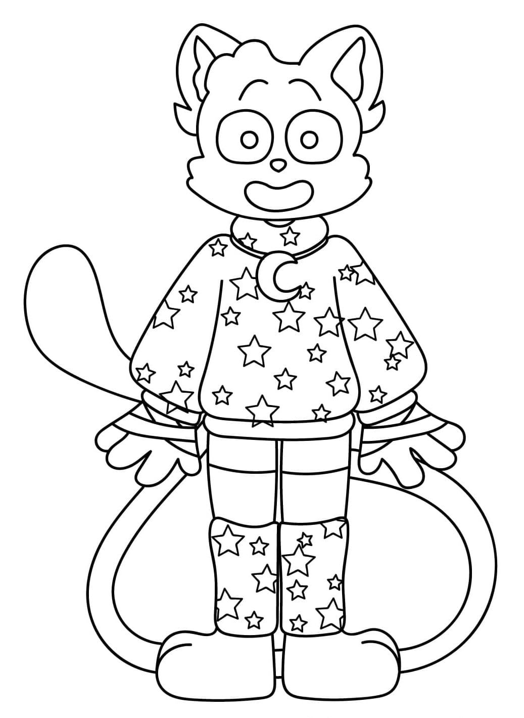 Udskrivbar Smiling Critters Tegninger til Farvelægning