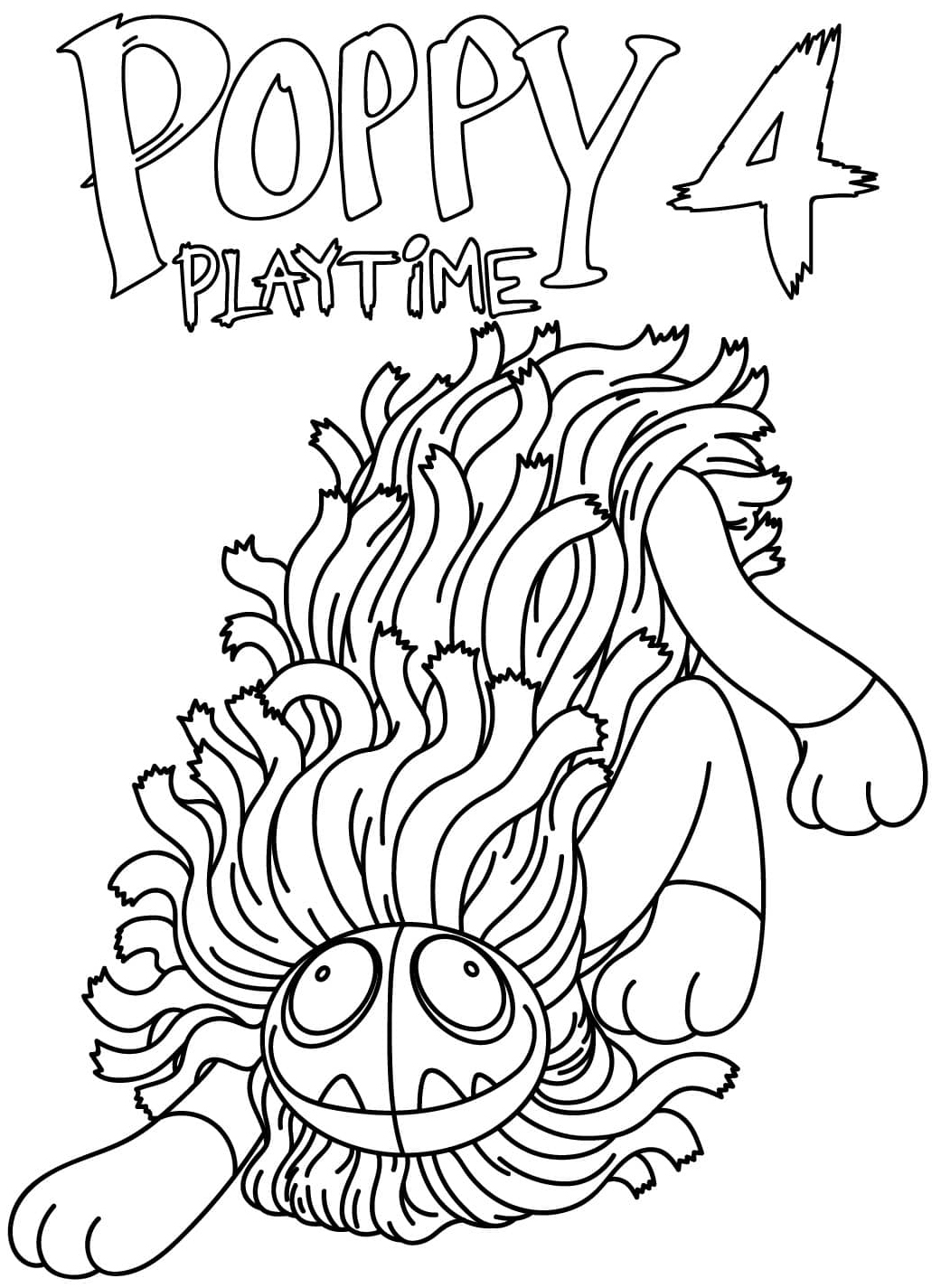 Yarnaby Fra Poppy Playtime 4 Tegninger til Farvelægning