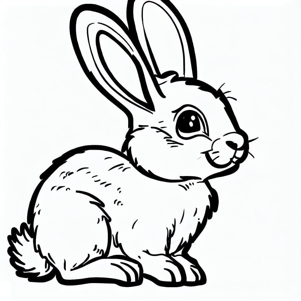 Yndig kanin Tegninger til Farvelægning