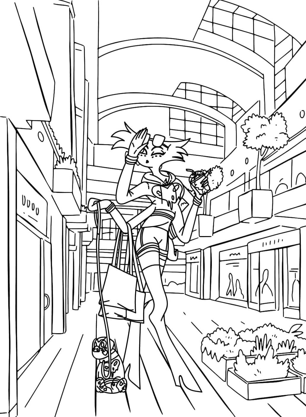 Angel Dust indkøb Tegninger til Farvelægning