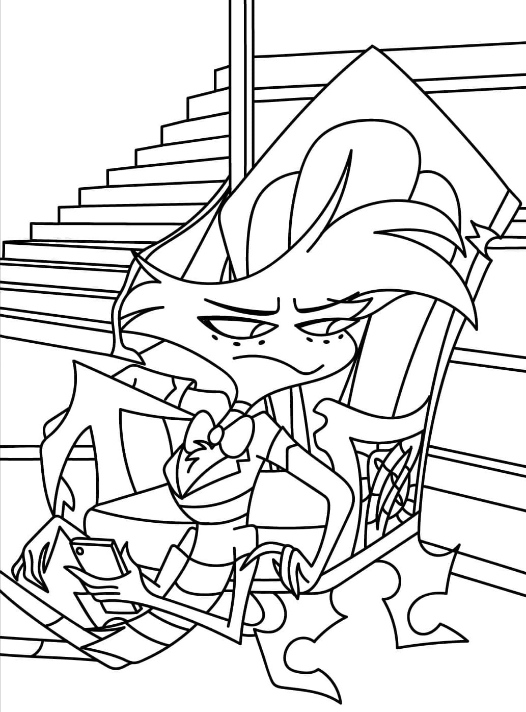 Angel Dust vred Tegninger til Farvelægning