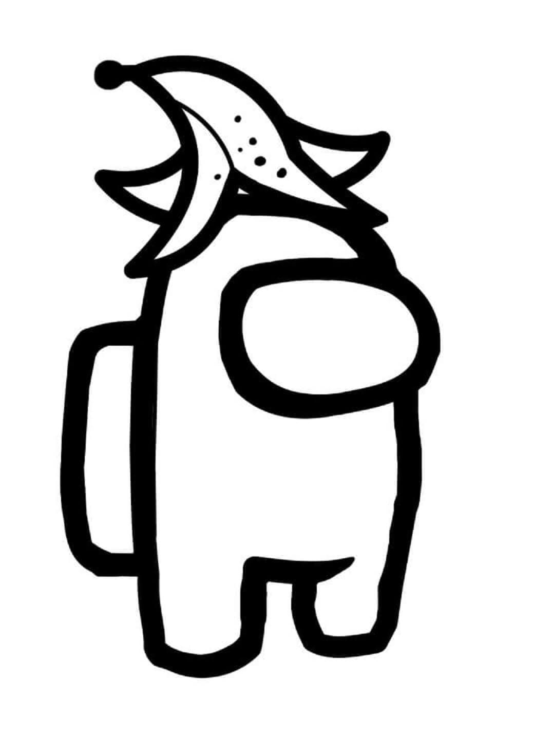 Blandt os i en bananhat Tegninger til Farvelægning