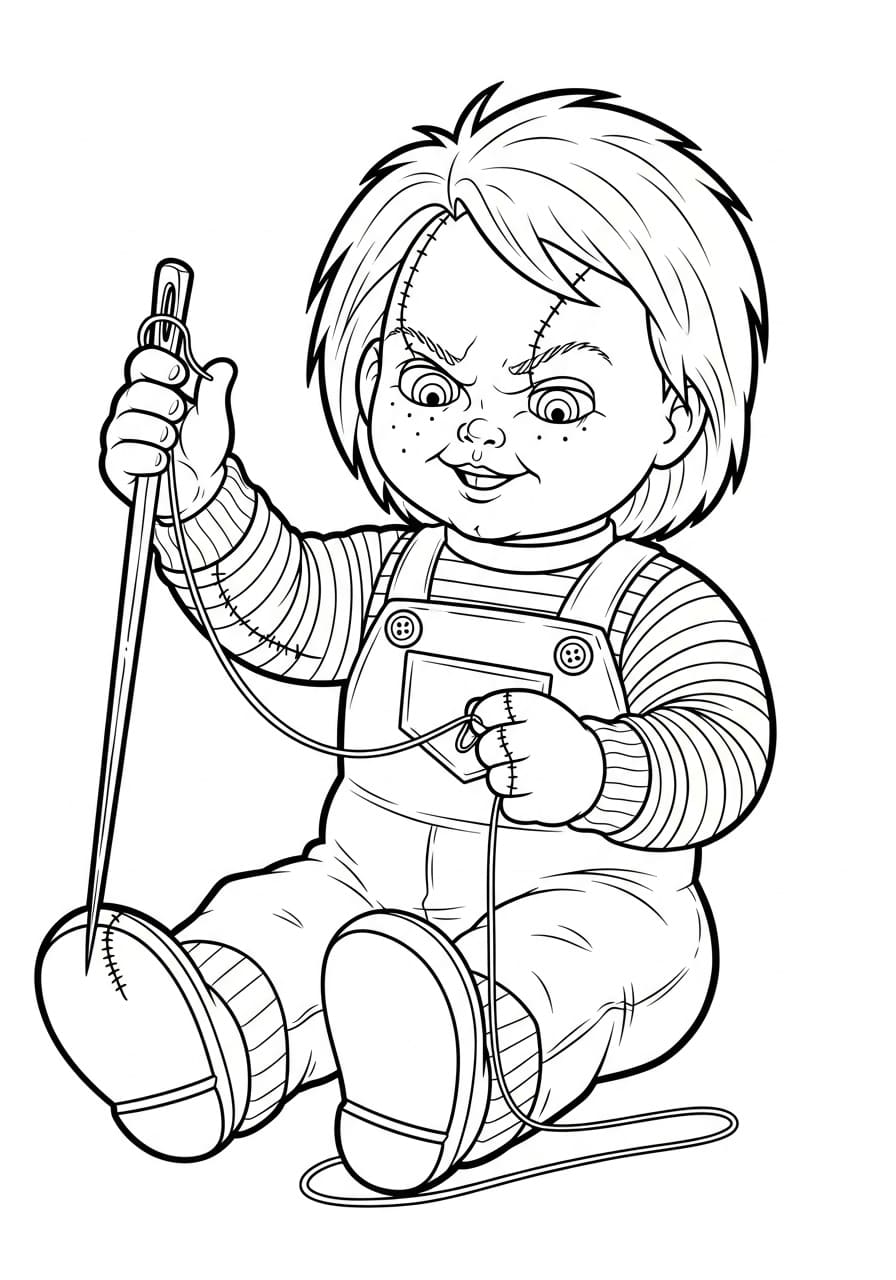 Chucky Tegninger til Farvelægning