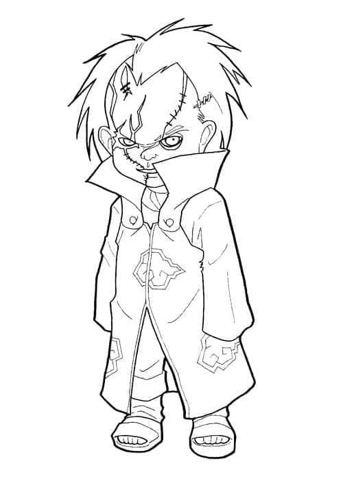 Chucky Dukken Tegninger til Farvelægning