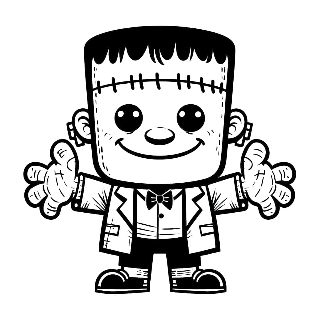 Frankenstein-kram Tegninger til Farvelægning