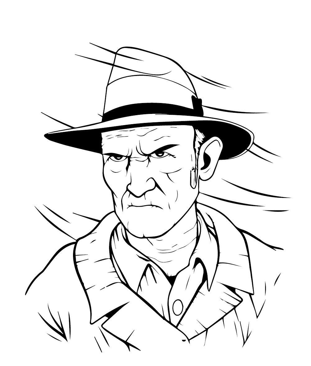 Freddy Krueger til udskrivning Tegninger til Farvelægning